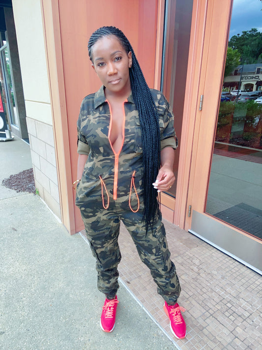 Utility Cargo Jumpsuit